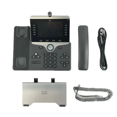 CP-8865-K9 Ciscoはコミュニケーション ヘッドホーンのジャックおよびH.323インターオペラビリティのオペレーティング システムの電話システムを統一した