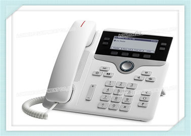 CP-7841-W-K9多数のVoIPの議定書サポートが付いている白いCisco IPの電話