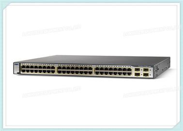 WS-C3750G-48TS-E Ciscoの繊維光学スイッチ48 10/100/1000T + 4 SFP + IPSのイメージ