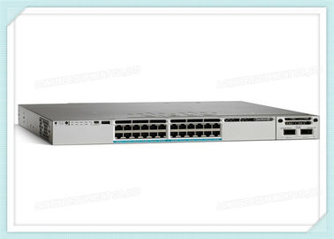 CiscoスイッチWS-C3850-24U-S積み重ね可能な24の10/100/1000 UPOE港1つのネットワーク モジュール スロット1100W力