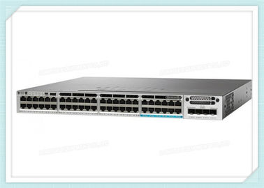 Ciscoの触媒WS-C3850-48U-Eスイッチ層3 - 48 * 10/100/1000イーサネットUPOEはIPサービスの管理された積み重ね可能左舷に取ります