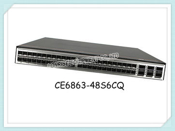 華為技術のネットワーク スイッチCE6863-48S6CQ 48x10GE/25GE SFP28、1AC力の8x40GE/100GE QSFP28