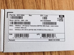 QSFP28-100G-LR4 モジュール LC インターフェイス ハワイ 高速トランシーバー スパ 光学トランシーバー モジュール