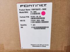 Fortinet FortiGate 500E FG-500E ネットワークセキュリティファイアウォール