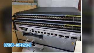 HW CE5855-48T4S2Q-EI スイッチ (48 ポート GE RJ45、4 ポート 10G SFP+、2 ポート 40G QSFP+、2*FAN ボックス、ポート側 Int