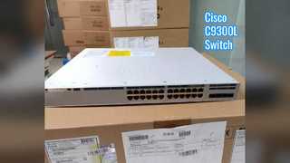 Cisco C9300L-24T-4G-E 9300 スイッチ、24x1G カッパー/4x1G SFP/データのみ