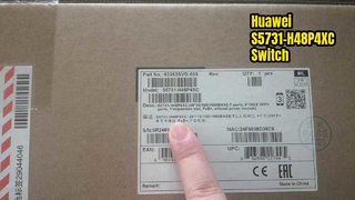 S5731-H48P4XC、Huawei S5731 スイッチ、48xGE PoE+/4x10GE SFP+/PSU なし