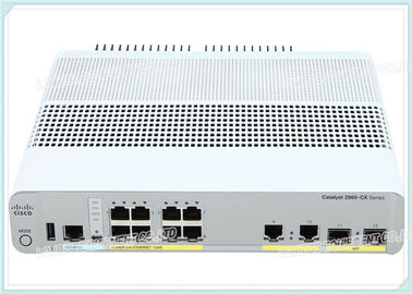 WS-C2960CX-8PC-L Ciscoのイーサネット スイッチCiscoの触媒2960 CX 8はPoEのLAN基盤を左舷に取ります