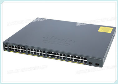 WS-C2960X-48FPS-L Ciscoのインターネット網スイッチ48はPoe+の棚取付け可能な1Uを左舷に取ります