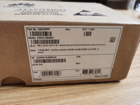 Huawei ES5D21Q04Q01 QSFP+ 40Gbps インターフェースカード S6720EIシリーズ用