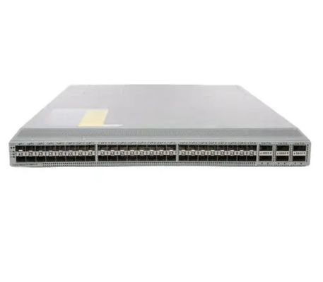 N9K-C93180YC-FX  Nexus 9300 シリーズ、48 ポート 1/10G/25G SFP および 6 ポート 40G/100G QSFP28、MACsec、ユニファイドポート対応