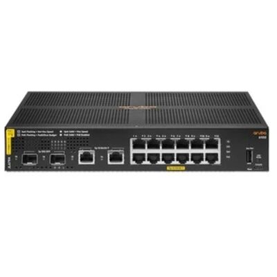 JL679A、Aruba 6100 スイッチ、12xGE PoE/2xSFP+/139W PoE
