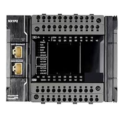 オムロン NX1P2-9024DT1 PLC CPU モジュール 24 I/O 4 軸モーション コントローラ