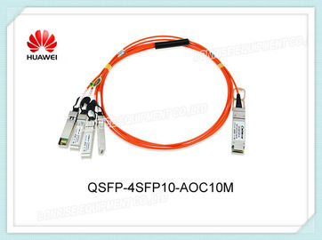 QSFP-4SFP10-AOC10M華為技術の光学トランシーバーQSFP+ 40G 850nm 10m AOCは4 SFP+に接続します