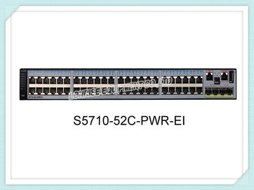 華為技術スイッチS5710-52C-PWR-EI 48x10/100/1000 PoE+ Ports.4x10ギグSFP+.with 2のインターフェース スロット、電源無し