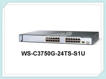 CiscoスイッチWS-C3750G-24TS-S1U 24港によって管理されるギガビットのイーサネット スイッチ