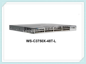 小企業のためのCiscoのイーサネット ケーブル スイッチWS-C3750X-48T-Lデータ網スイッチ