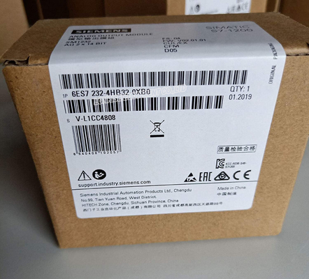 6ES7232-4HB32-0XB0 SIMATIC S7-1200のアナログ出力 モジュールSM 1232 2つのAO PLCモジュール6ES7 232-4HB32-0XB0