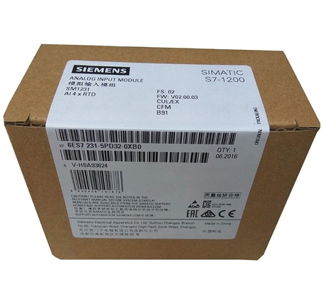 6ES7231-5PD32-0XB0 SIMATIC S7-1200のアナログ入力モジュールSM 1231のRTD 4 x AI RTDモジュールPLCモジュール6ES7 231-5PD32-0XB0