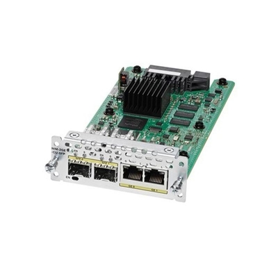 シスコイーサネットWANネットワーク拡張インターフェースモジュール NIM-2GE-CU-SFPは高密度小型要素プラグ可能 (SFP) を搭載