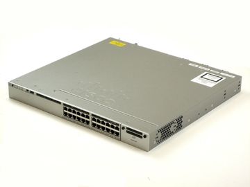 WS-C3850-24T-S シスコ スイッチ 3850 カタライザー 24 ポート データ IP ベース 10/100/1000Mbps 積み重ねられる 24 10/100/1000 イーサネット ポート 350WAC 電源