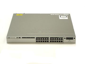 WS-C3850-24T-S シスコ スイッチ 3850 カタライザー 24 ポート データ IP ベース 10/100/1000Mbps 積み重ねられる 24 10/100/1000 イーサネット ポート 350WAC 電源