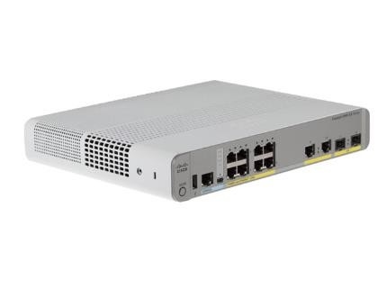 WS-C2960CX-8PC-L 8 ギガビット イーサネット ポート 8 PoE+ 出力 124W PoE 予算 2 1G SFP と 2 1G コパー Uplinks