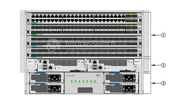 N9K-C9504 シスコ・ネクサス 9500シリーズ スイッチ シスコ・ネクサス 9500シリーズ スイッチ 8回線カードスロット付きのシャーシ