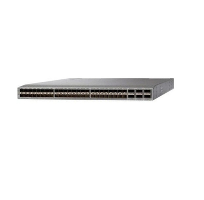 オプティカルイーサネットスイッチ N9K C93180YC FX3 With Optical Fiber Moduleは,帯域幅3.6Tbpsとbpps1.2をサポートする1マイクロ秒未満の遅延を持つ1RUスイッチである.