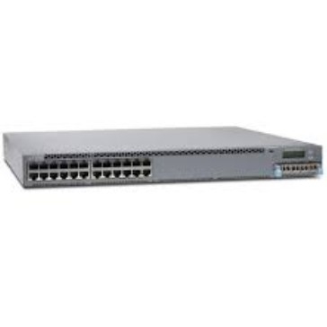 EX3400-24T EX3400 24-ポート 10/100/1000BaseT 4 X 1/10G SFP/SFP+ 2 X 40G QSFP+ リデンドントファン フロント・トゥ・バック・エアフロー