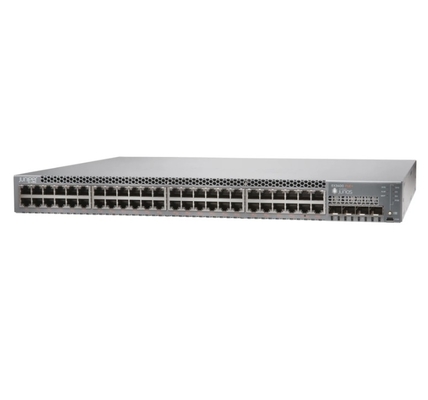 EX3400-48T EX3400 48 ポート 10/100/1000BaseT 4 X 1/10G SFP/SFP+ 2 X 40G QSFP+ リデンドントファン フロント・トゥ・バック・エアフロー