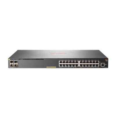 JL255A、Aruba 2930F スイッチ、24xGE PoE+/4xSFP+/370W PoE バジェット
