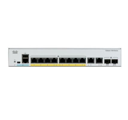 C1000-8P-2G-L シスコカタライスト1000シリーズ スイッチ 8x 10/100/1000 イーサネットポート PoE+ 2x 1G SFP RJ-45 コンボ Uplinks