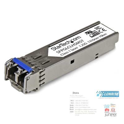 新しいシールされたGLC-LH-SM アルーバJ4859D SFP 1.25G LX 10KM 1310nm SMF 双ファイバーLC FP DDM SFP モジュール