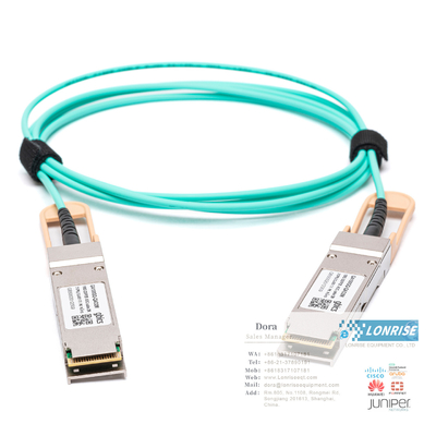 AOCケーブル 02311KNQ QSFP-100G-AOC-10M アクティブ光ケーブル QSFP28 100G (850nm 10m AOC)