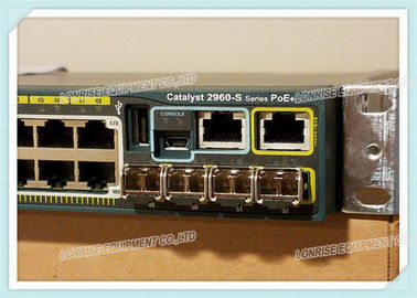 シスコスイッチ WS-C2960S-48LPS-L 48ポート Poe ギガビットイーサネットスイッチ シスコネットワークスイッチは,電源が点灯した48 パワーオーバーイーサネット (PoE) イーサネット 10/100/1000ポートを370W PoE電源で提供しています