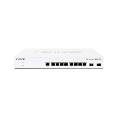 FS-108E-POE フォートネット FortiSwitch 100 シリーズ Layer 2 フォートゲート スイッチコントローラ 8 x GE RJ45 と互換性のある PoE+ スイッチ