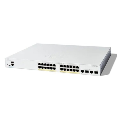 C1200-24P-4X シスコ C1200-24P-4X 24x 10/100/1000 PoE+ポート 195W 電源予算,4x10 Gigabit SFP,ラック式