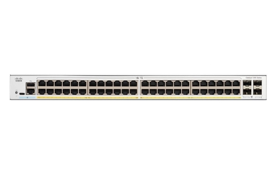 C1200-48P-4X シスコ C1200-48P-4X 48x 10/100/1000 PoE+ポート 電力予算 375W 4x 10 Gigabit SFP ラック式