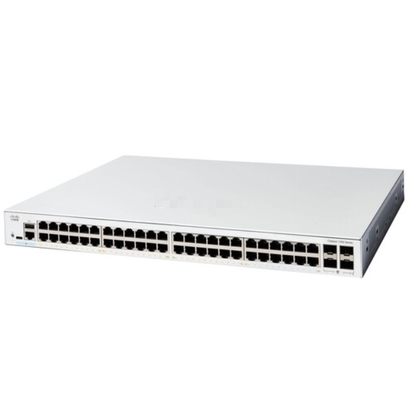 C1200-48P-4X シスコ C1200-48P-4X 48x 10/100/1000 PoE+ポート 電力予算 375W 4x 10 Gigabit SFP ラック式