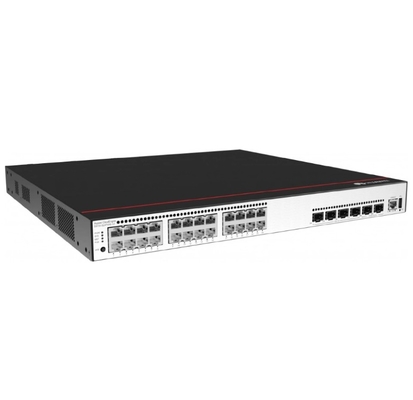 S5735-S24T4XE-V2 24*10/100/1000 ベース-T ポート 4*10GE SFP+ ポート 2*12GE スタック ポート PoE+ パワーモジュールなし