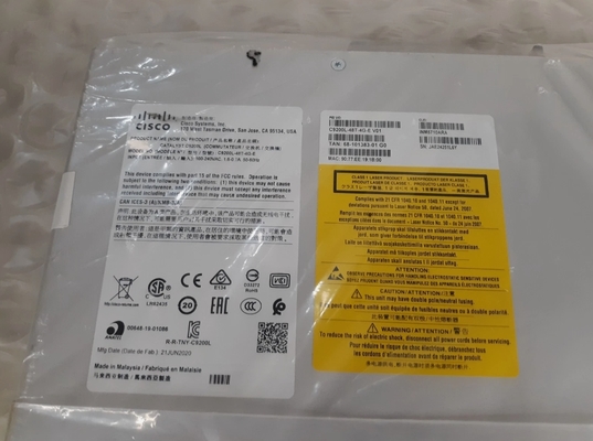 Cisco C9200L-48T-4G-E 48ポート ギガビット イーサネット スイッチ (4x1G SFPアップリンク付き)