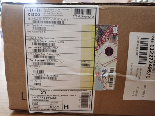 シスコ カタライスト C9500-16X-E 16ポート 10G スイッチ NW エッセンシャル ライセンス