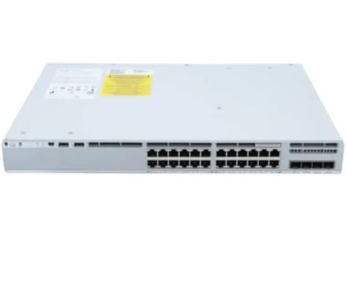 Cisco C9200L-24P-4X-E 24ポート PoE+ スイッチ、4x1G SFPアップリンク付き