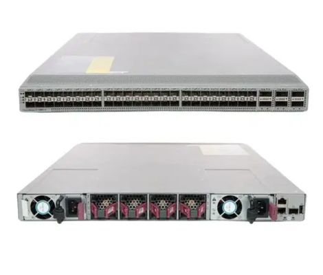 N9K-C93180YC-FX  Nexus 9300 シリーズ、48 ポート 1/10G/25G SFP および 6 ポート 40G/100G QSFP28、MACsec、ユニファイドポート対応