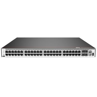 CE5882-48T4S、Huawei CE5800 スイッチ、48xGE RJ45/4x10GE SFP+/ファンおよび PSU なし