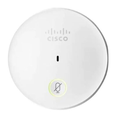 CS-MIC-TABLE-J、Cisco テーブル マイク、3.5 mm プラグ/無指向性/コンパクト設計