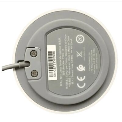 CS-MIC-TABLE-J、Cisco テーブル マイク、3.5 mm プラグ/無指向性/コンパクト設計