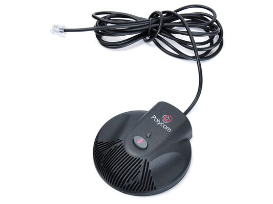 SoundStation-2-Expansion-Microphone、Polycom SoundStation 2 Conference Phone、高忠実度スピーカー/ノイズキャンセリング マイク/50 ～ 70m² の部屋用