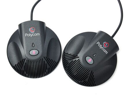 SoundStation-2-Expansion-Microphone、Polycom SoundStation 2 Conference Phone、高忠実度スピーカー/ノイズキャンセリング マイク/50 ～ 70m² の部屋用